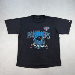 Vintage 94' Carolina Panthers NFL 75th Trench Ultra T-Shirt XL Single Stitch USA